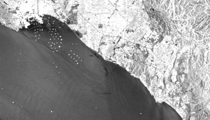 oil-spill-monitoring. Radar satellite Imagery